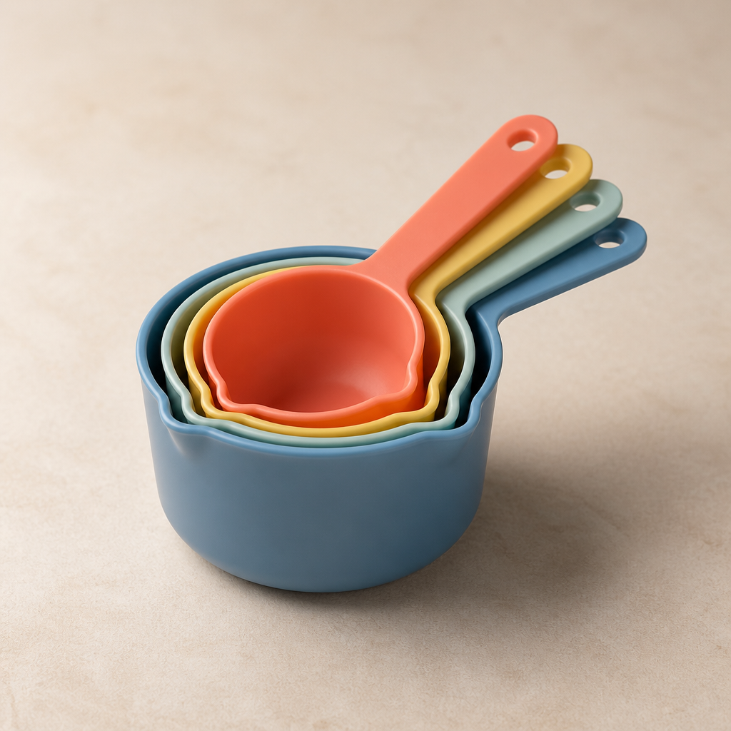 Messbecher-Set aus Kunststoff