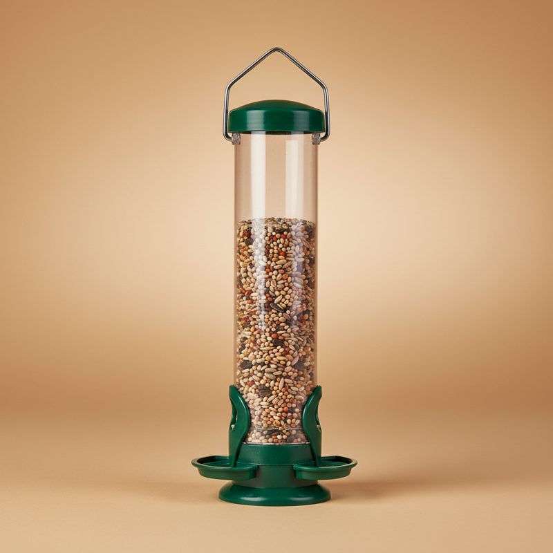 Plastic Tube Bird Feeder