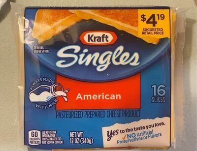 Kraft Singles American Cheese