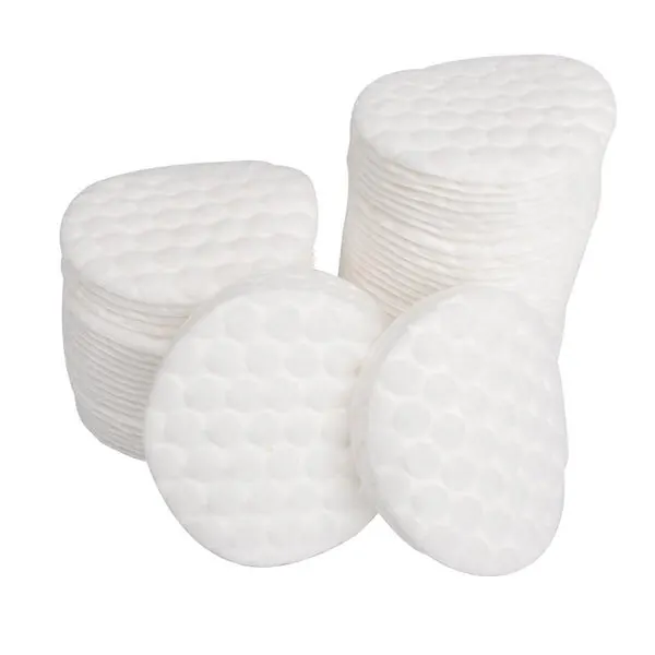 Plastic pack of disposable cotton pads