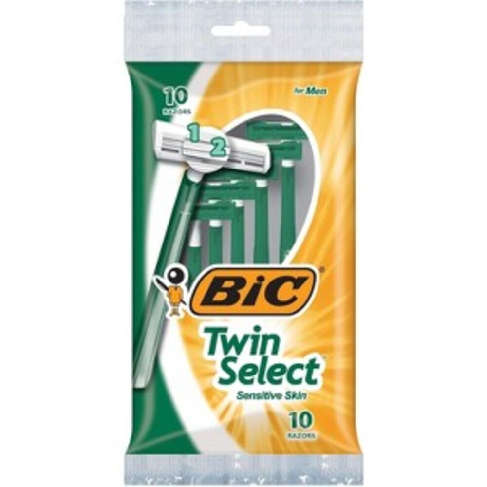 Pack of disposable plastic razors