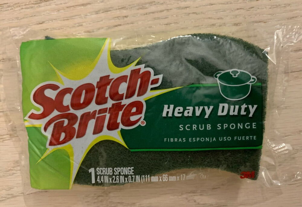 Multipack of plastic kitchen sponges