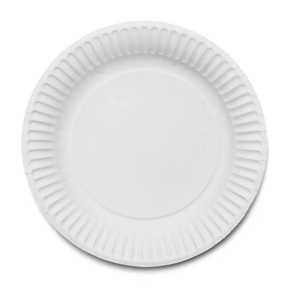 Plastic-Coated Paper Plate