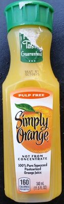 Simply Orange Juice Bottle